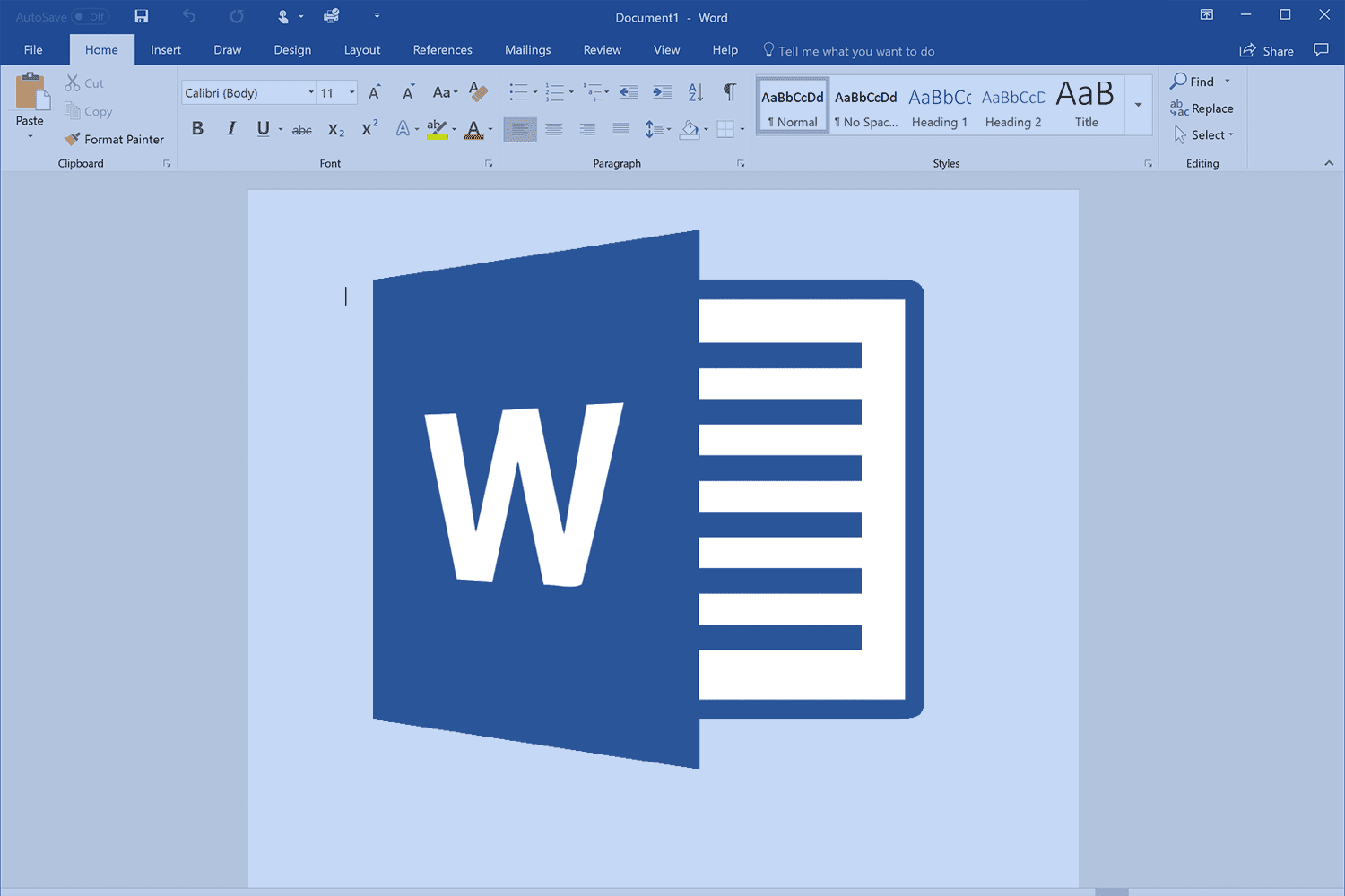 Microsoft Word Interface